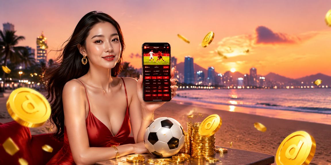 Người dùng thưởng thức cá cược thể thao tại bãi biển Đà Nẵng