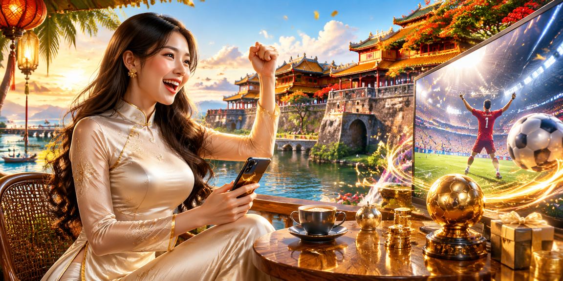 Phụ nữ mặc áo dài tham gia hoạt động giải trí cá cược tại Huế